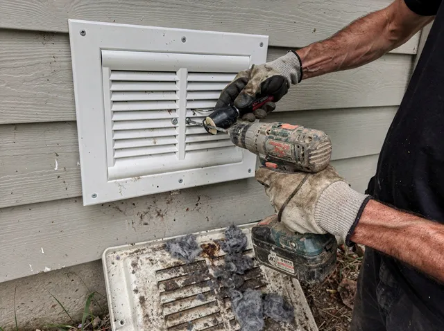 Dryer Vent Cover Replacement in Somers