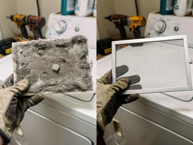 Professional lint trap cleaning by Somers Dryer Vent Cleaning in Somers