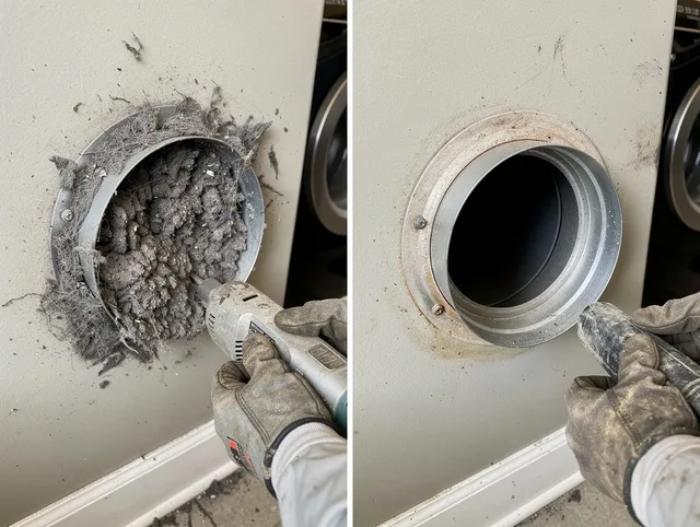 Professional clogged vent cleaning by Somers Dryer Vent Cleaning in Somers