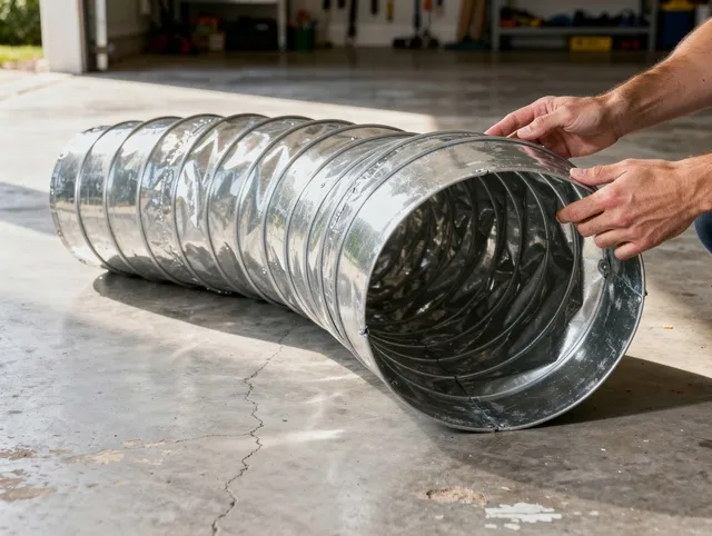 Somers Dryer Vent Cleaning specialist using advanced equipment for thorough duct cleaning in Somers